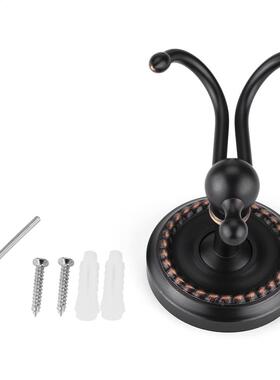 Wall Mount Door Towel Hanger Holder Antique Brass Bathroom C