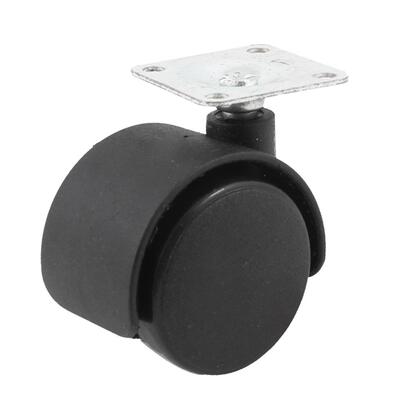 33mm Mounted Plate 38mm Dual Wheel Rotatale Caster