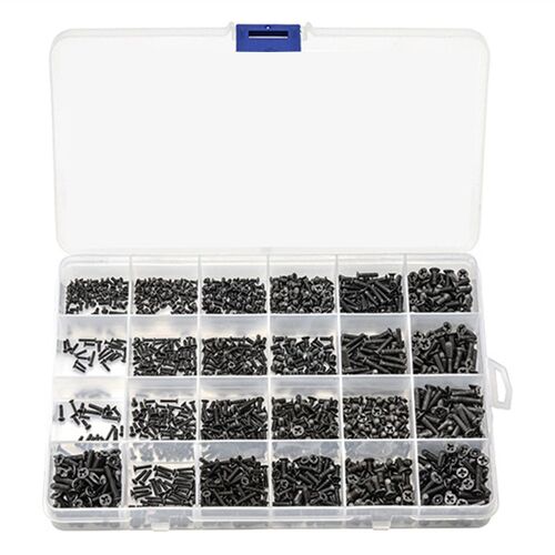 720Pcs Countersunk Flat Head Mini Screw Set M1.4 M1.7 M2 M2