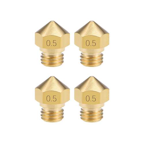 0.5mm D Printer Nozzle Head M7 Thread Replacement 适用于 MK