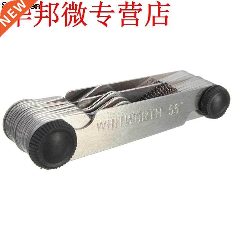 52Pcs Steel Thread Measuring Gage Metric Whitworth Screw Pit