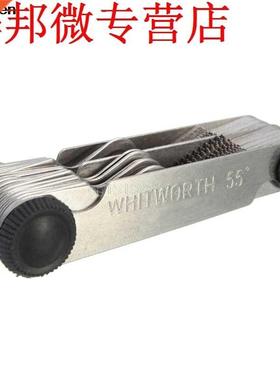 52Pcs Steel Thread Measuring Gage Metric Whitworth Screw Pit