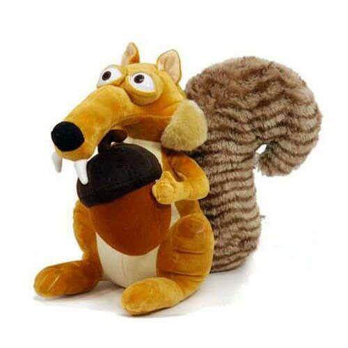 Funny Cute Animal Doll Ice Age 3 SCRAT Squirrel Stuffed Kids