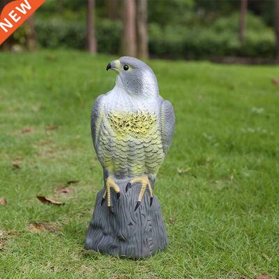 Fake Realistic Bird Scarer Plastic Eagle Falcon Decoy Scarec