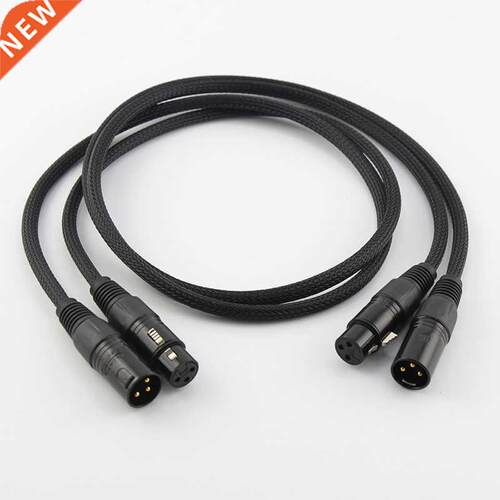 Pair 5N OCC Copper Conductor Audio Balance Interconnect Cabl