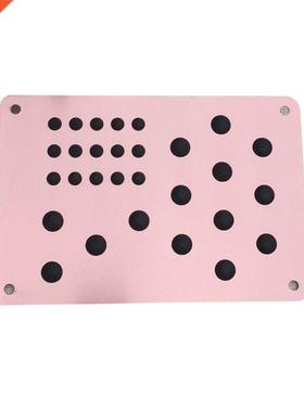 1pc Universal Car Floor Mat Foot Heel Scuff Plate Non-slip C