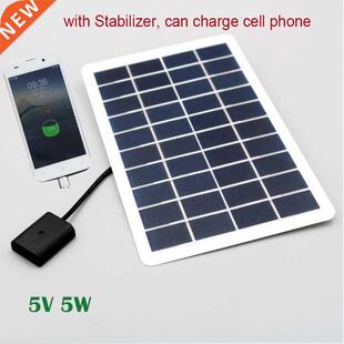 5 V 5W/ 7.5W Solar Panel With Stabilizer For Cell Phones Pol