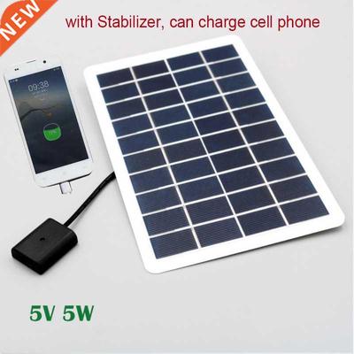 5 V 5W/ 7.5W Solar Panel With Stabilizer For Cell Phones Pol