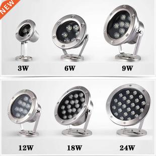 IP68 led underwater Light 3W 6w 9W 12W 18w 24w 36w RGB Night