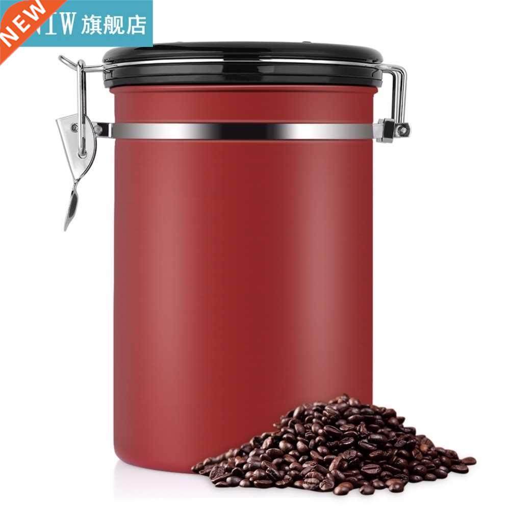Coffee Container Large Airtight Stainless Steel Coffee Tea C