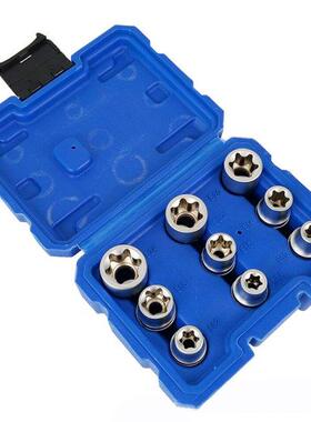 1/2 Plum Hex Socket Set Torx Star E Socket Sleeve Nuts Drive