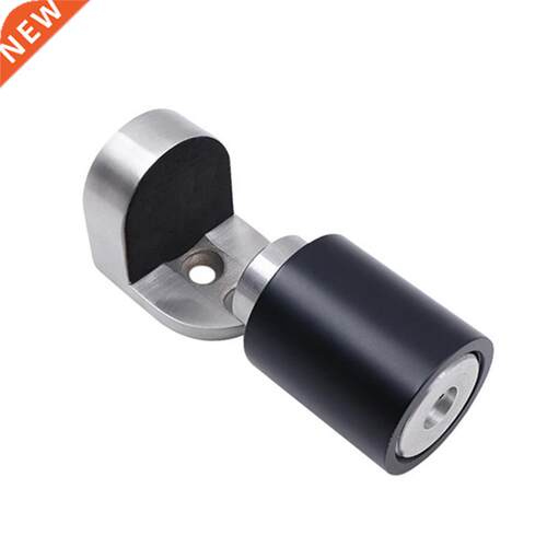 Cylindrical Floor Mount Stainless Steel Door Stop Noise Canc