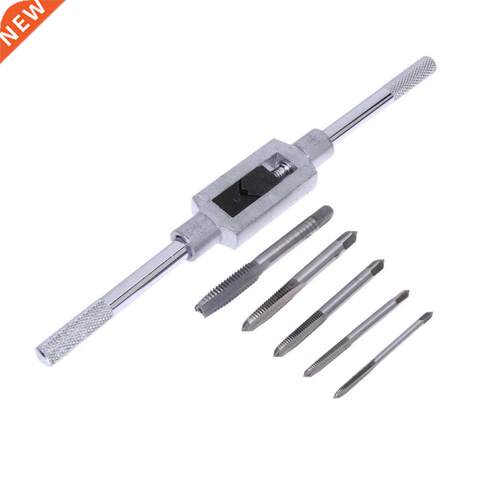 6pcs F Hand Machine Screw Thread Metric Plug Tap Set M M4