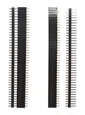 5/10Pair Black 40Pin 1*40 2.54mm Single Row Female Male Brea