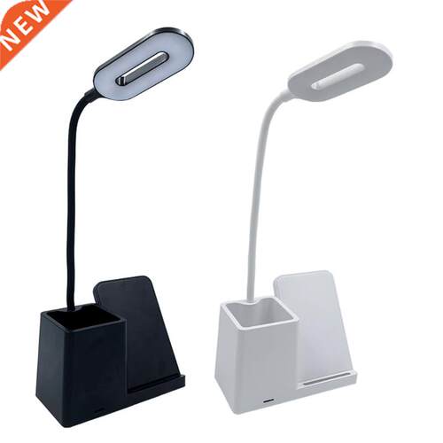 LED Desk Lamp with Phone Wireless Charger, Portable Lamp for