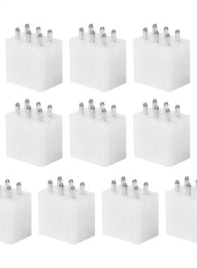 10pcs 6 Pin Power Connector Loop Replacement Power Supply Mi