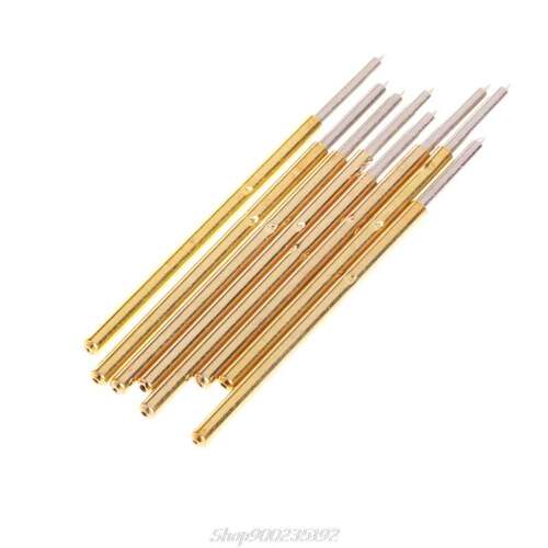 100 Pcs Spring Test Probe Pogo Pin P100-B1 Dia 1.6mm Length