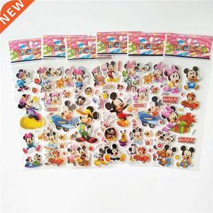6 Sheets Anime Mouse Minnie Mickey Stickers Laptop Car Styl