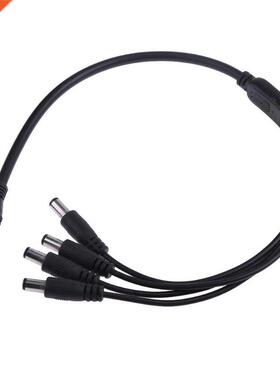 45cm DC 1 Female to DC 4 Male Plug Power Cord Adapter Connec