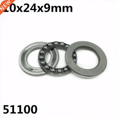 2Pcs 51100 10x24x9 mm Axial Thrust Ball Bearings 8100 High q