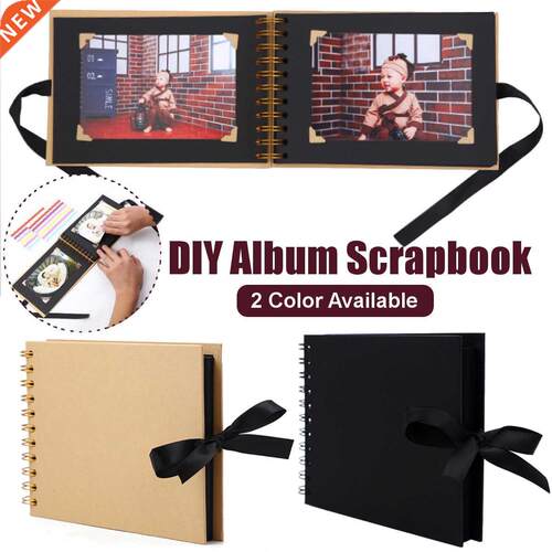 30Pages DIY Bowtie Ribbon Scrapbook Craft Paper Photo Pictur