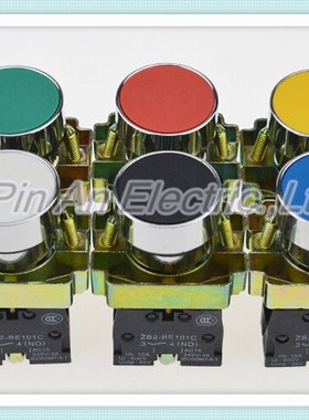 5pcs/Lot  XB2-BA11 white Self-reset Momentary Flush Pushbutt