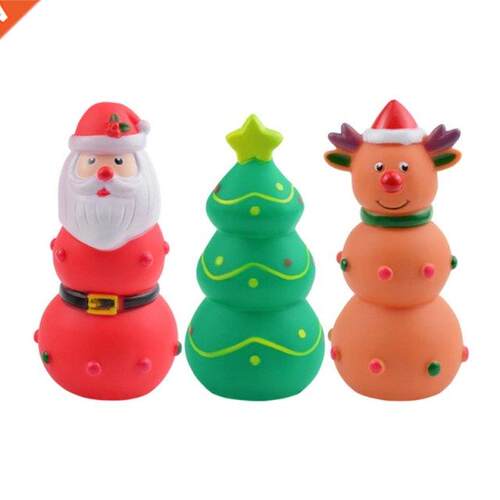 Dog Chew Toys Soft Small Squeak Christmas Gift for Interacti