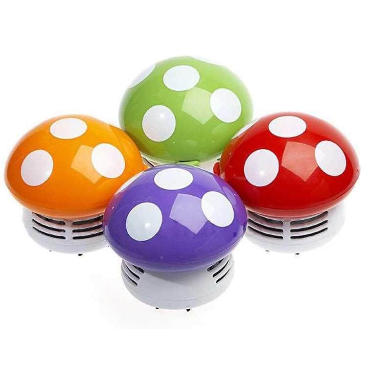Mini Vacuum Cleaner 6 Colors Cute Mini Mushroom Corner Desk
