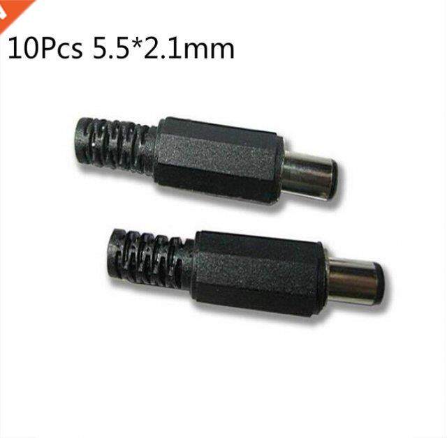 10Pcs DC Plug Male Electrical Socket Outlet DC-005 DC Outlet