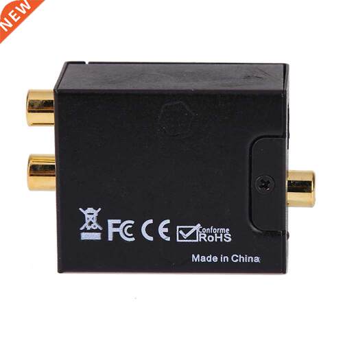 to Analog Audio Converter Toslink RCA Adapter Optical Coaxia
