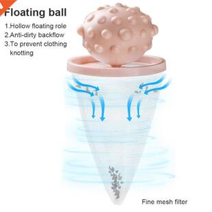 Laundry Ball Mesh Hair Collector Washing Machine Hair Remova