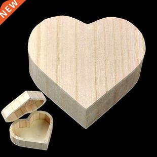 Storage Box Het Shape Wood Box Jewelry Box Wedding Gift Ma
