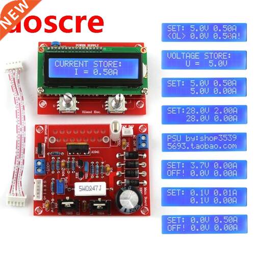 0-28V 0.01-2A Adjustable DC Regulated Power Supply  Kit L