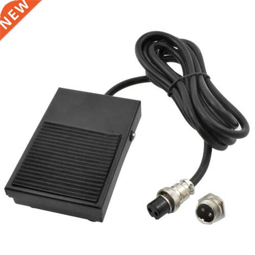 Hand Metal Foot Pedal Switch 1.8 Meters Cable 2 Pins Connect