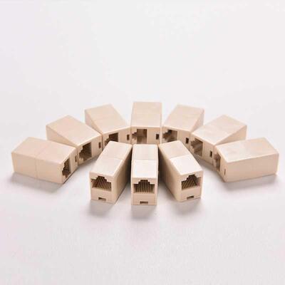 1/5PCS RJ45 Cat5 8P8C Socket Connector Coupler 适用于 Extens