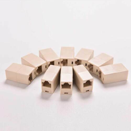 1/5PCS RJ45 Cat5 8P8C Socket Connector Coupler 适用于 Extens