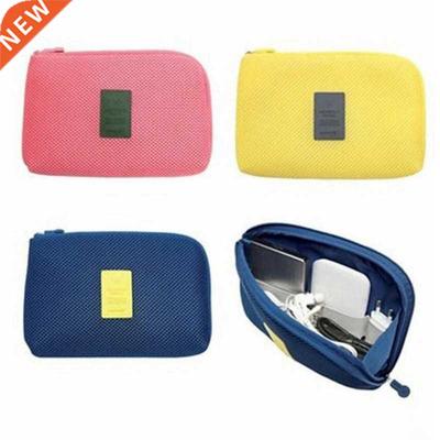 1pc Portable Data Cable Storage Bag Earphone Wire Organizer