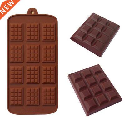 Multi-purpose 12 Even  Silicone Chocate Chip Md Mould