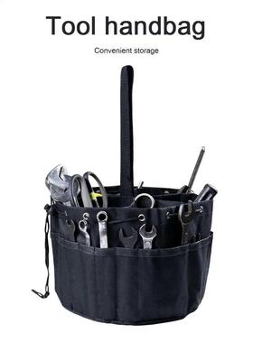 Multi-Pocket Gardening Tool orage Bag Round Oxford Cloth D