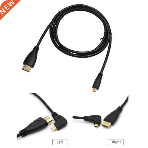 Micro HDMI Cable Right Angled 90 Degree HDMI Type D to HDMI
