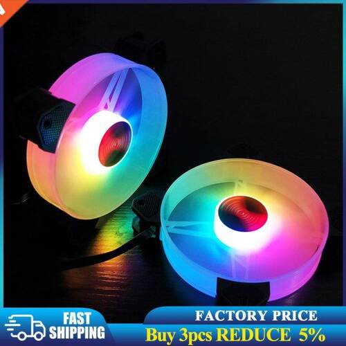 120mm ChassisRGB Cooling Fan Computer PC Desktop Case Gorgeo