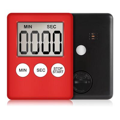 Super Thin LCD Digital Screen Kitchen Timer Square Cooking C