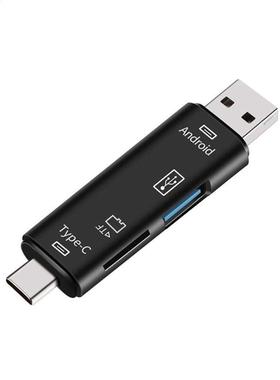 5-n-1 Multfunctonal OTG Card Reader Mcro-SD / SD Card /
