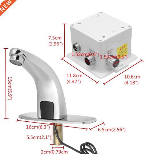 Automatic Hands Electric Touchless Bathroom Sensor Faucets W