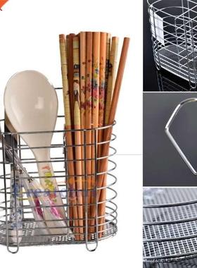 Metal Hanging Cutlery Holder Drainer Spoon Fork Chopsticks S
