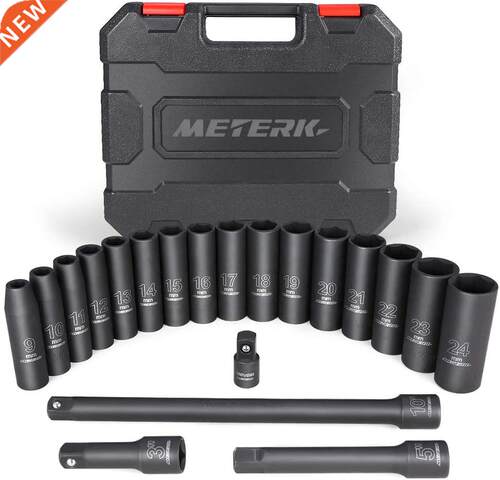 Universal Socket Metric Drive Deep Socket Set Wrench for Air