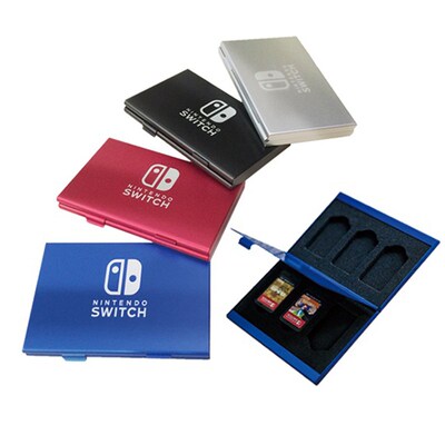 Aluminum Game Card Storage Box for Nintendo Switch Game Car