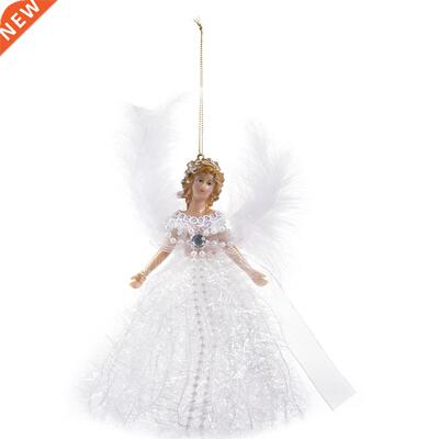 Mini Angel Christmas Tree Topper, White 7 In Light Angel Tre