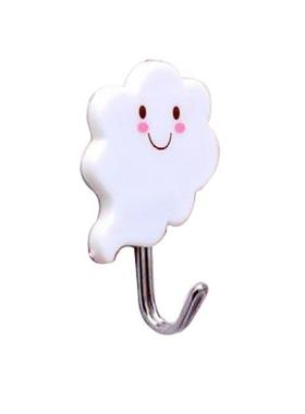 3Pcs Self Bathroom Kitchen Clouds Hanger Adhesive Hooks Stic
