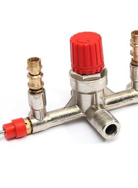 Double Outlet Pressure Valve Air Compressor Tube Pressure Re
